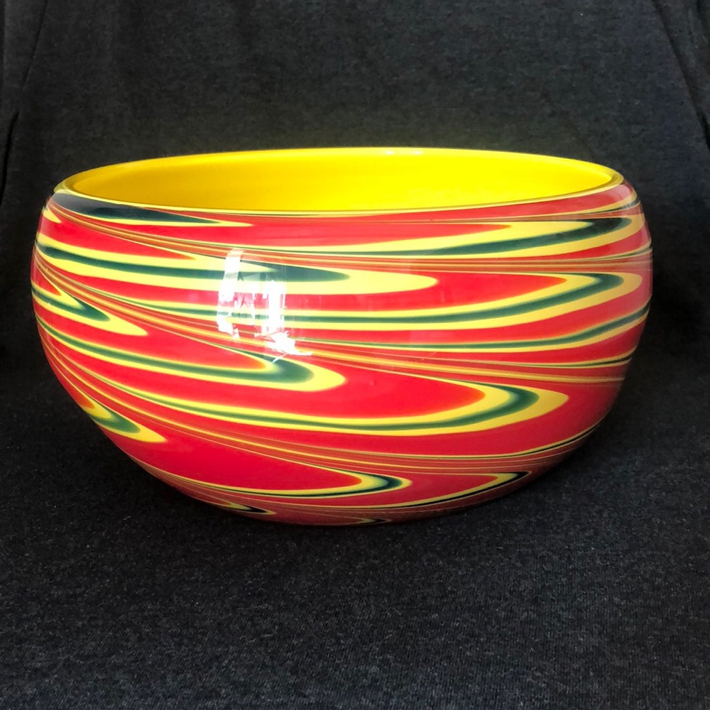 Giant Vintage Glass Bowl